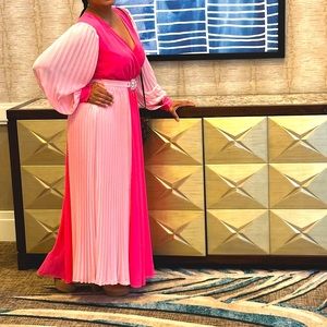 Doble pink cocktail dress